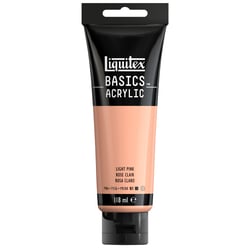 Tube 118 ml de peinture acrylique Liquitex - Basics - rose portrait clair