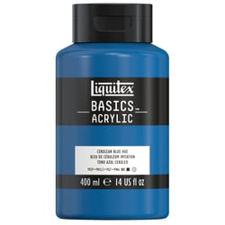 Acrylique Liquitex Basics - 400 ml - ton bleu ceruleane