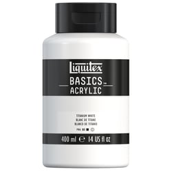 Acrylique Liquitex Basics - 400 ml - blanc de titane