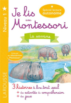 Je lis avec Montessori - la savane
