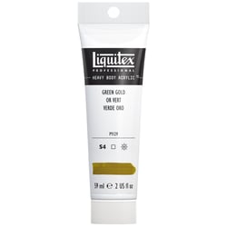 Tube 59 ml de peinture acrylique Liquitex Heavy Body série 4 - Vert doré - Extra-fine