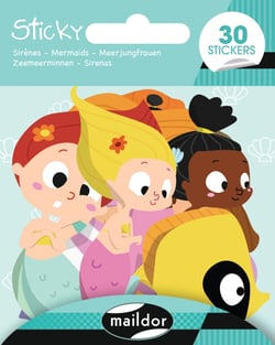Gommettes Maildor - Sirènes - 30 unités