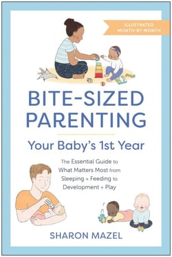 Bite-Sized Parenting: Your Baby's First Year - The Essential Guide to What Matters Most, from Sleeping and Feeding to Development and Play, in an Illustrated Month-by-Month Format