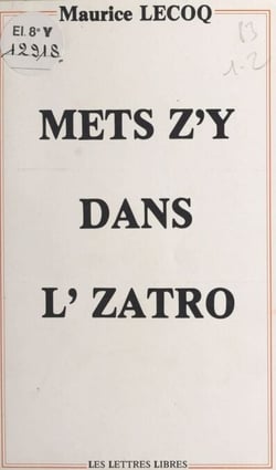 Mets z'y dans l'zatro - Roman