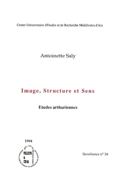 Image, structure et sens - Études arthuriennes