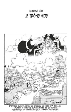 One Piece édition originale - Chapitre 907 - Le trône vide