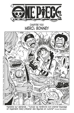 One Piece édition originale - Chapitre 1100 - Merci, Bonney