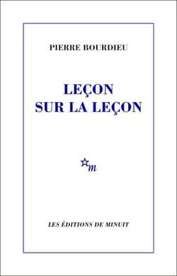 Leçon sur la leçon
