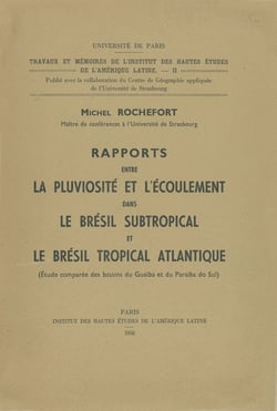 Rapports entre la pluviosité et l’écoulement dans le Brésil subtropical et le Brésil tropical atlantique - Étude comparée des bassins du Guaïba et du Paraïba do Sul