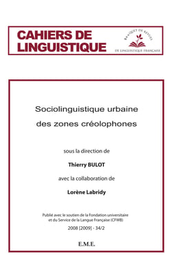 Sociolinguistique urbaine des zones créolophones - 2008 (2009) - 34.2
