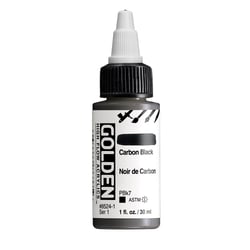 Encre acrylique - high flow golden - 30ml - noir carbone