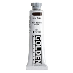 GOLDEN HEAVY BODY Series 1 - Peinture - acrylique - terre d'ombre brûlée - 59 ml