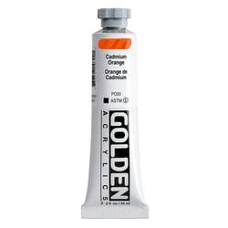GOLDEN HEAVY BODY Series 8 - Peinture - acrylique - orange de cadmium - 59 ml