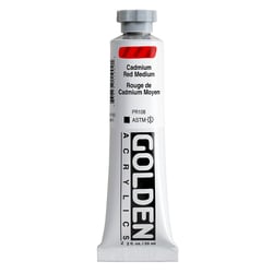 GOLDEN HEAVY BODY Series 9 - Peinture - acrylique - rouge moyen de cadmium - 59 ml