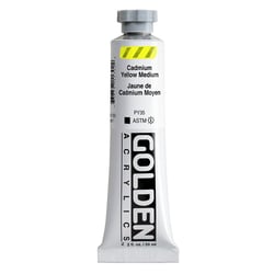 GOLDEN HEAVY BODY Series 7 - Peinture - acrylique - jaune de cadmium moyen - 59 ml