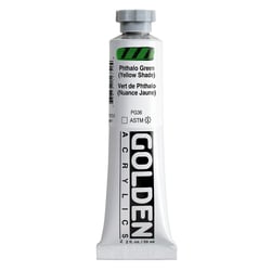 GOLDEN HEAVY BODY Series 4 - Peinture - acrylique - vert phthalo (ombre jaune) - 59 ml