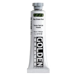 Peinture acrylique Golden - 59 ml - vert vessie