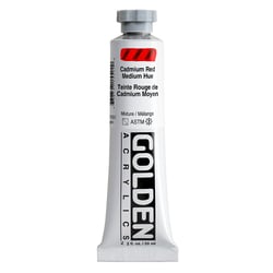 GOLDEN HEAVY BODY Series 4 - Peinture - acrylique - teinte rouge moyen de cadmium - 59 ml