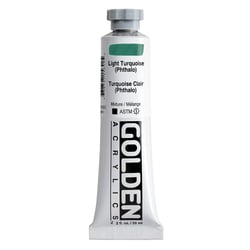 GOLDEN HEAVY BODY Series 3 - Peinture - acrylique - turquoise clair (phthalo) - 59 ml