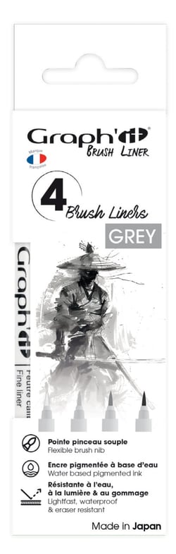 Lot de 4 feutres Graph'it Liner