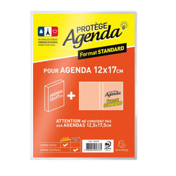 Protège-agenda Exacompta - Transparent - 12 x 17 cm  - Standard