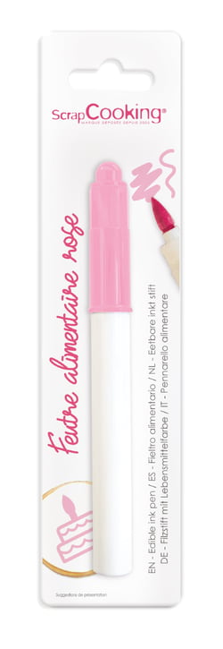Feutre alimentaire ScrapCooking®- Rose - 30 g