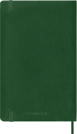Carnet - 13 x 21 cm - Moleskine - Pages unies - Vert mythe