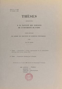 Contribution à l'étude expérimentale de la conductibilité électrique des couches minces d'or