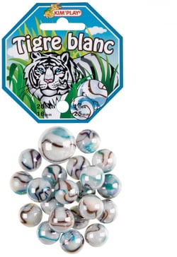 20 billes + 1 calot Tigre