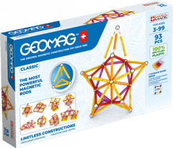 Geomag - Jeu de construction - Classic - Green Line - 93 pièces