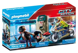 Playmobil® - Police policier avec moto et voleur - 70572 - Playmobil® City Action