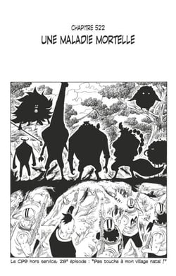 One Piece édition originale - Chapitre 522 - Une maladie mortelle
