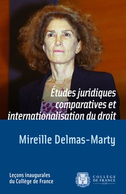 Études juridiques comparatives et internationalisation du droit - Leçon inaugurale prononcée le jeudi 20 mars 2003