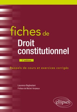 Fiches de droit constitutionnel - À jour au 1er avril 2022