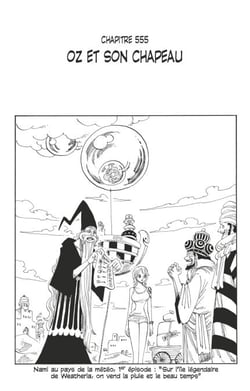One Piece édition originale - Chapitre 555 - Oz et son chapeau
