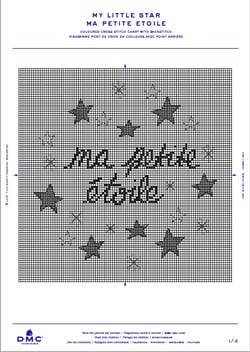 Diagramme Broderie Point De Croix - Ma Petite Étoile
