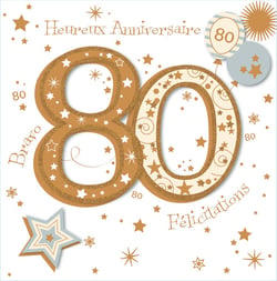 Carte Dble Ages Fait Main 21X21
