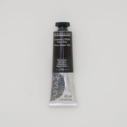 Peinture à l'huile Sennelier - Extra-fine - 40 ml - n°759 noir de Mars