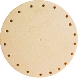 Fond de panier contreplaqué rond - d12cm 