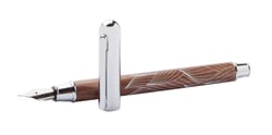 Stylo-plume Canopée - Pointe moyenne - Noyer