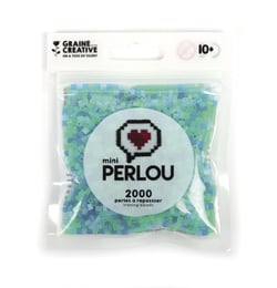 Sachet Mini perlou - Bleu vert