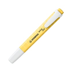 Surligneur STABILO - Swing Cool Pastel - pointe fine - crème de jaune
