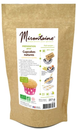 Préparation pour cupcakes natures Mirontaine® - 251 g