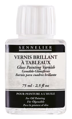 Vernis brillant à tableaux Sennelier - Flacon de 75 ml