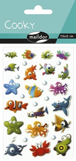 Stickers Cooky - Animaux de la Mer