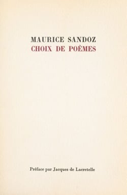 Choix de poèmes - Poèmes, épigrammes, le Beau voyage, sonnets