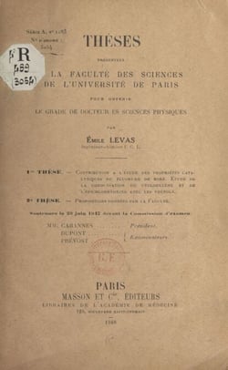 Contribution à l'étude des propriétés catalytiques du fluorure de bore. Étude de la condensation du cyclohexène et de l'épichlorhydrine avec les phénols - Thèses présentées à la Faculté des sciences de l'Université de Paris pour obtenir le grade de doc...