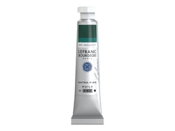 Peinture à l'huile Lefranc Bourgeois - Extra-fine - 20ml - Vert anglais n°1