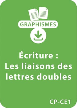 Graphismes et écriture - CP/CE1 - Les liaisons des lettres doubles - Un lot de 9 fiches à télécharger