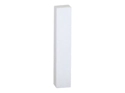 Lettre I majuscule - carton blanc - 12 cm